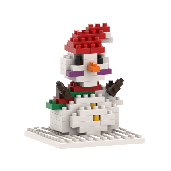 BRIXIES Snowman Postcard