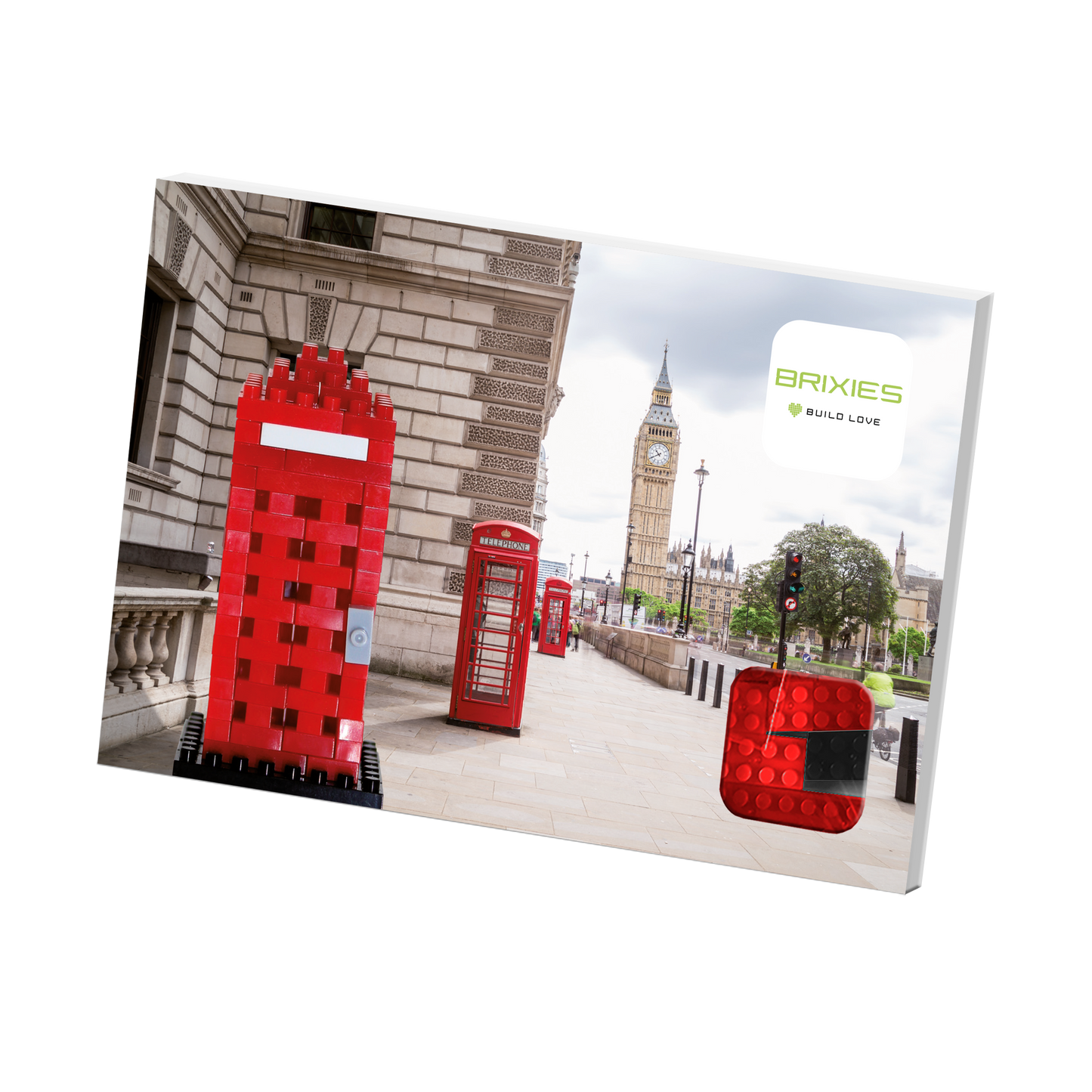 BRIXIES Postcard Telephone Box