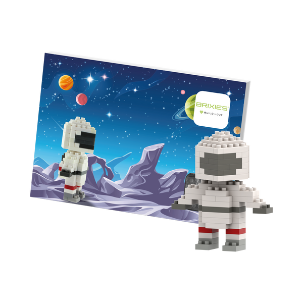 BRIXIES Postcard Astronaut