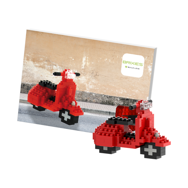 BRIXIES Scooter Postcard