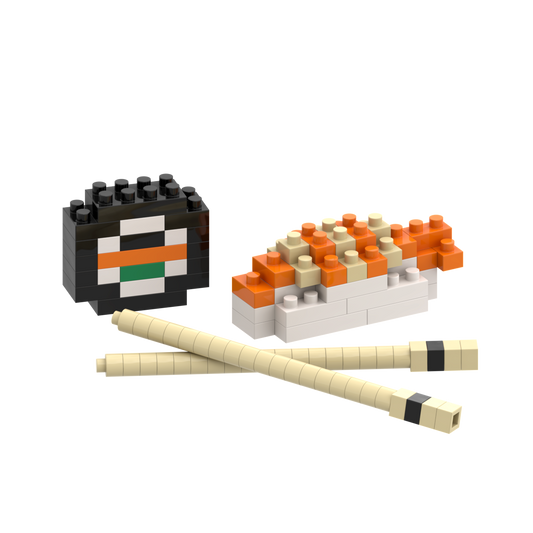 BRIXIES Postcard Sushi