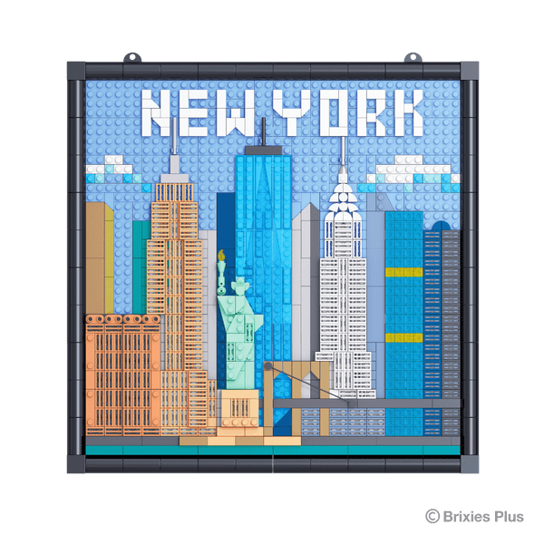 BRIXIES Plus New York Skyline