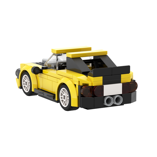 BRIXIES Plus Mini Racing Car Yellow / Mini Racer Yellow
