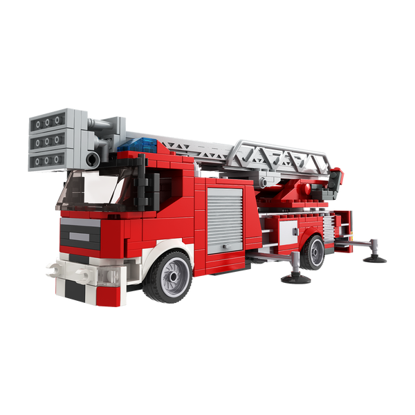 BRIXIES Plus Fire Department Turntable Ladder