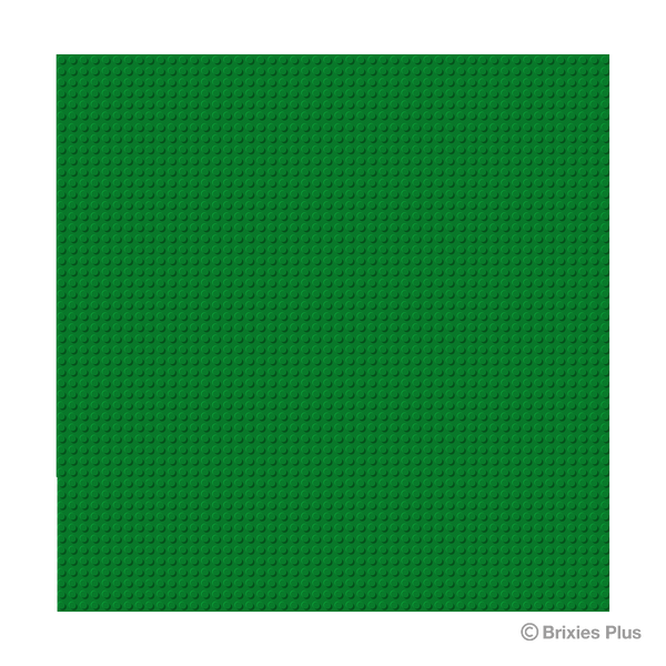 BRIXIES Plus Base Plate Green 50 x 50 Studs
