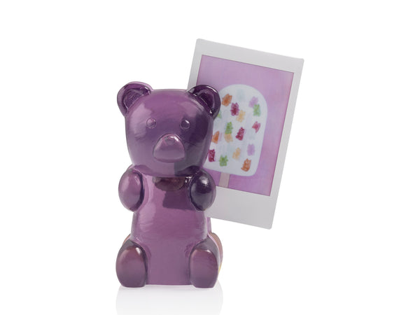 Candy Bear Magnetic Photo Holder Purple