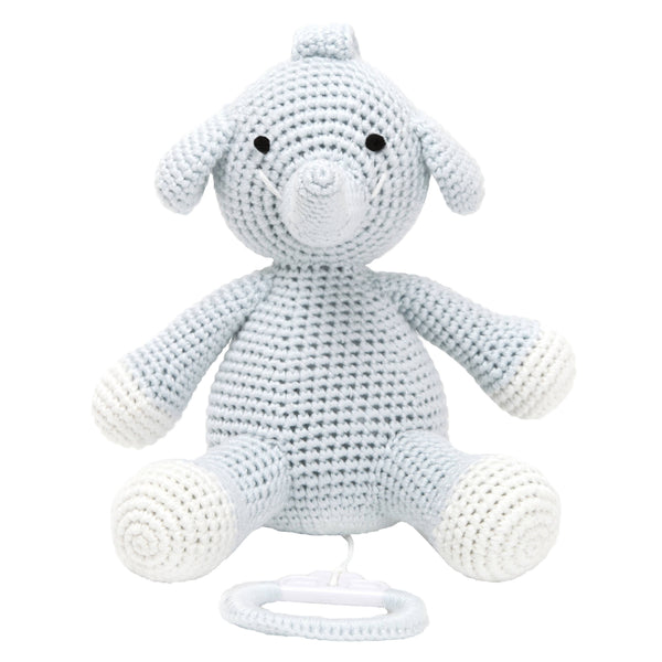 Music Box - Soft Blue Elephant