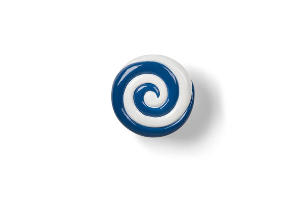 Candy Swirl Wall Hook Blue