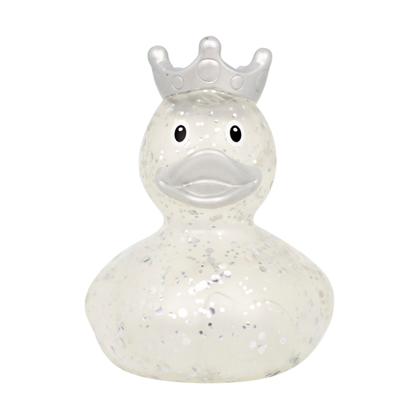 Silver Duck Glitter Crown