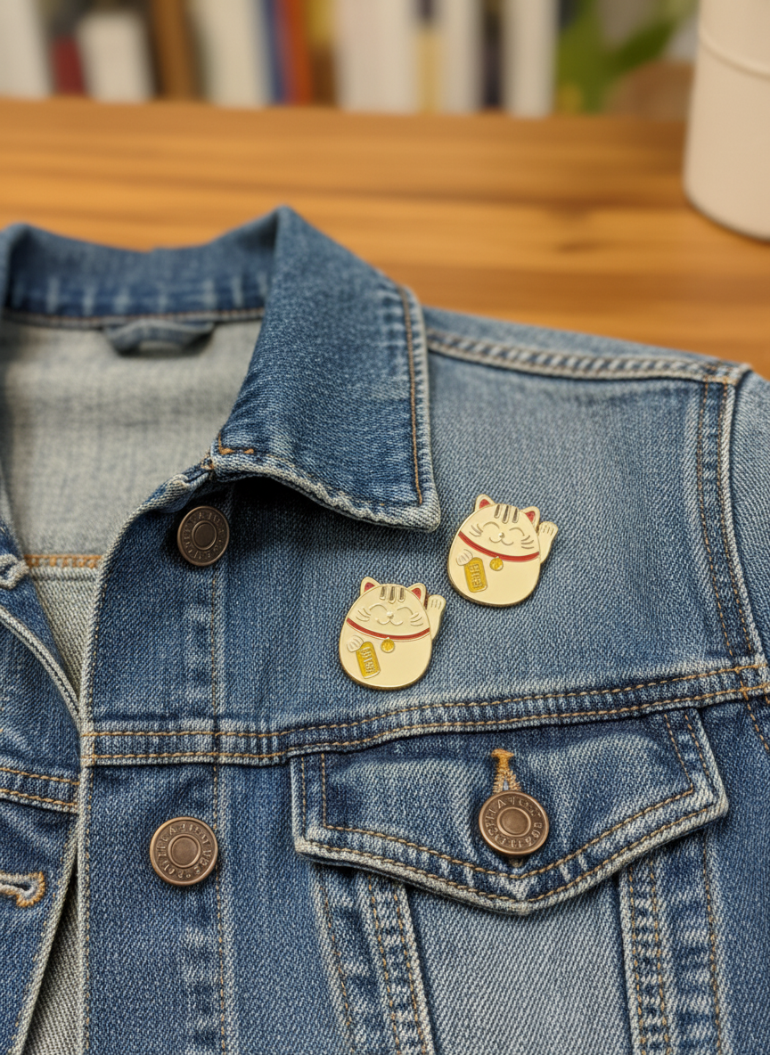 Lucky Cat Pin