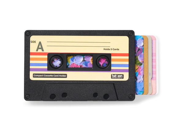 Porte-Cartes Cassette Noir – Bitten