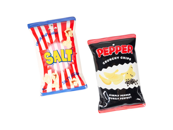 Salt and Pepper Snack Bags (set of 2) Bitten – Boîte de conservation original