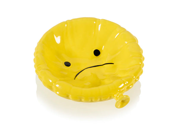 Vide poche Ballon Triste Jaune Bitten – Objet déco original