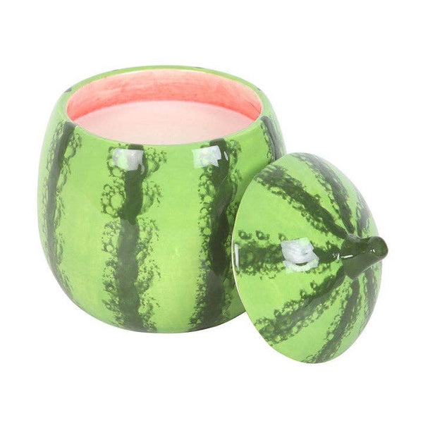 Watermelon-shaped Candle
