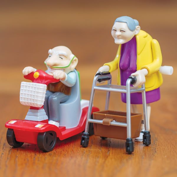 RACING GRANDMA AND GRANDPA