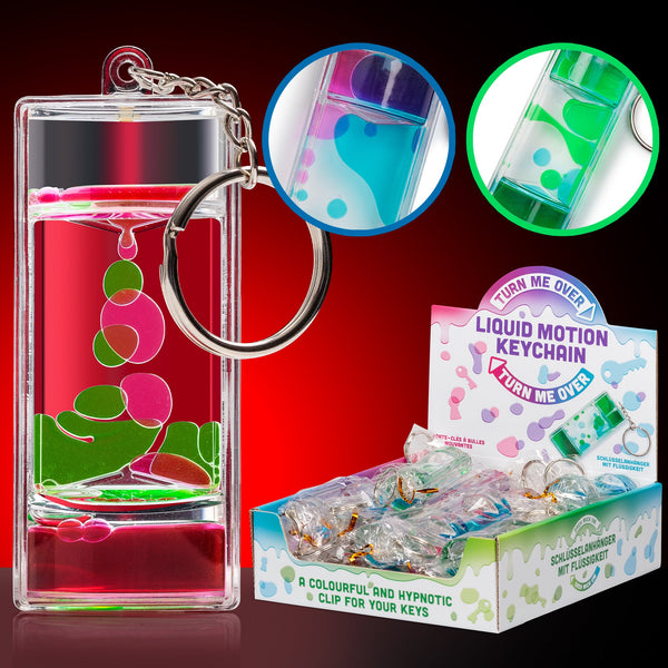 Porte-Clés à Mouvement Liquide