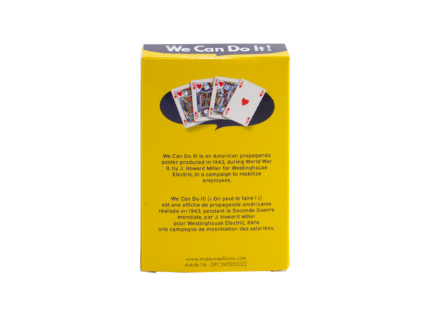 Deck of 56 "We Can Do It" Bridge playing cards