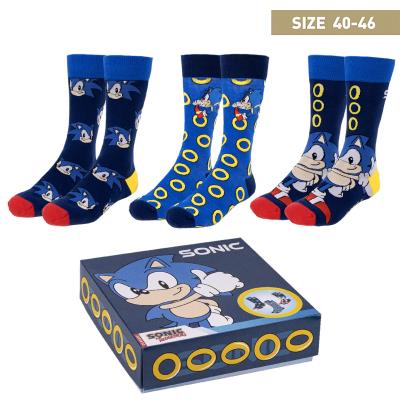 Pack 3 Pairs of Sonic Socks