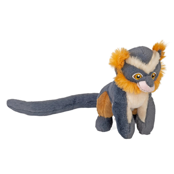 Wild Republic Rainforest Splendors Wolf’s Mona Monkey Stuffed Animal - 6" Stuffed Animals