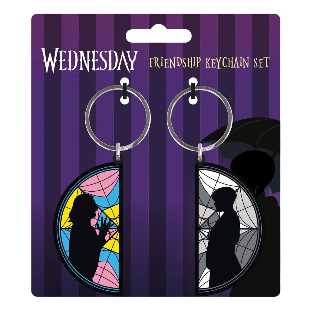 Wednesday Keychains - Window 2-Pack