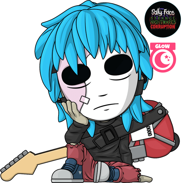 Glow-in-the-dark Sally Face
