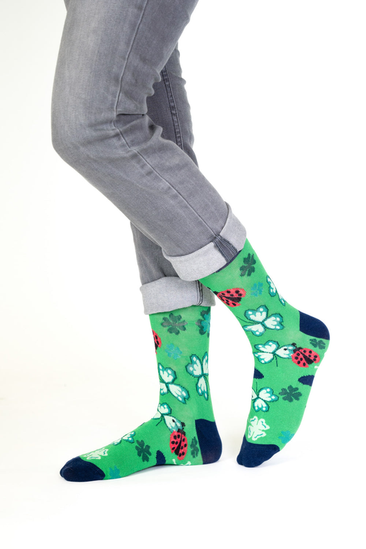 Chaussettes Trèfles et Coccinelles