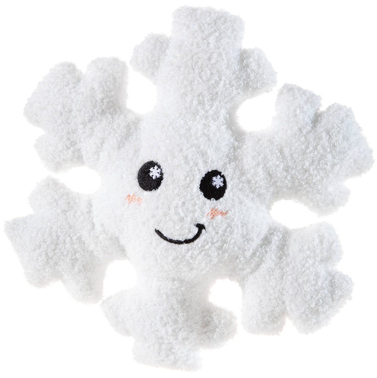 KuMa snowflake plush cushion — 27 cm