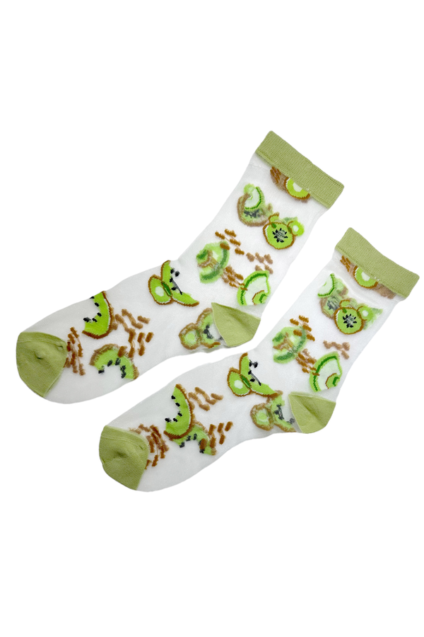 Chaussettes Transparentes Kiwis
