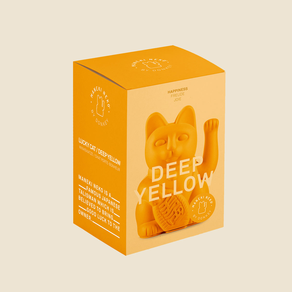 Deep Yellow Lucky Cat