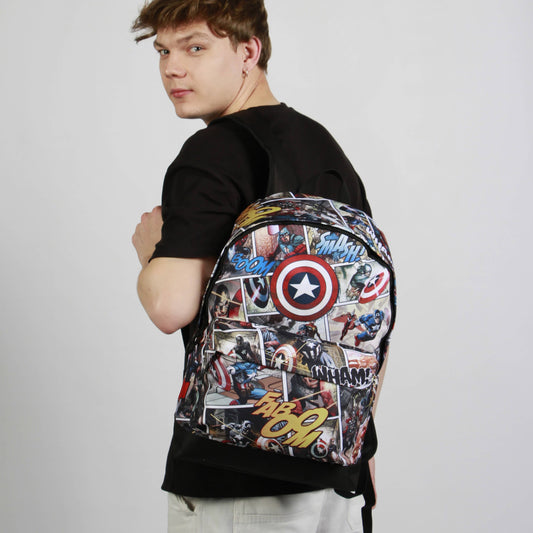 Marvel Captain America Backpack - Comic