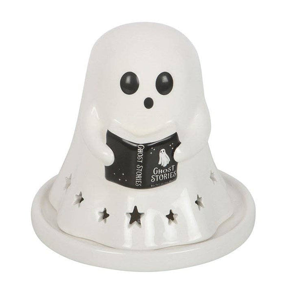 Halloween "Ghost Stories" tealight and incense cone holder