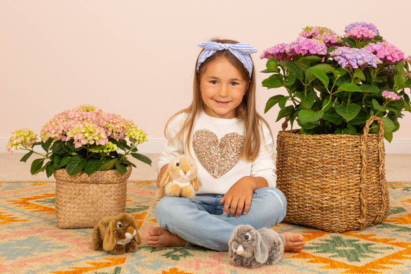 Peluche Lapin Bélier Gris - Teddy Hermann