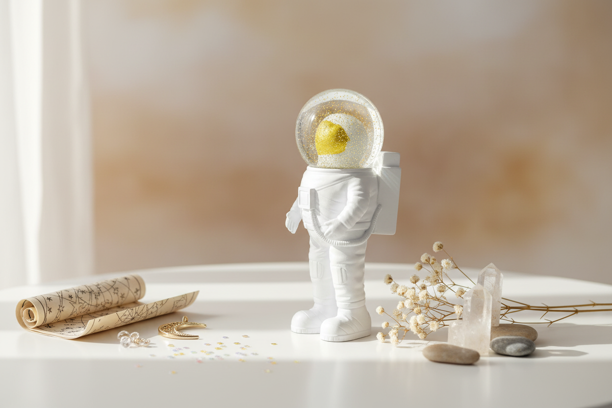 Small Astronaut Snow Globe