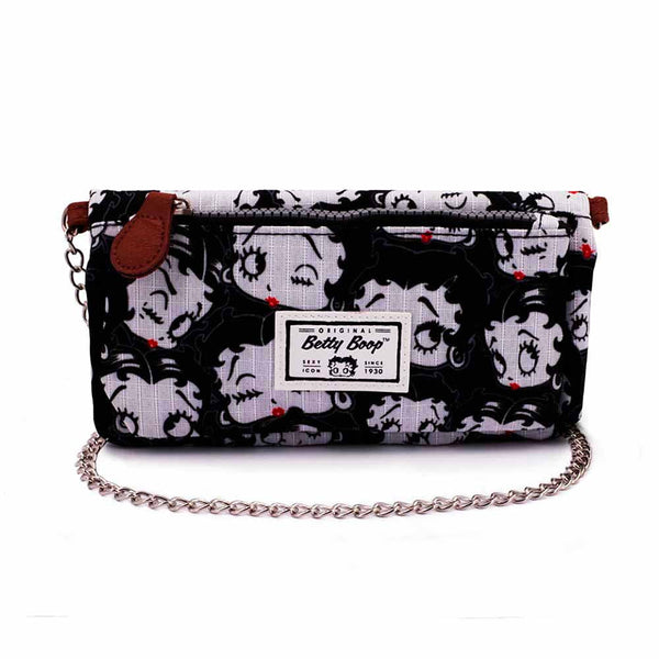 Portefeuille souple avec chaîne Betty Boop « Porte »
