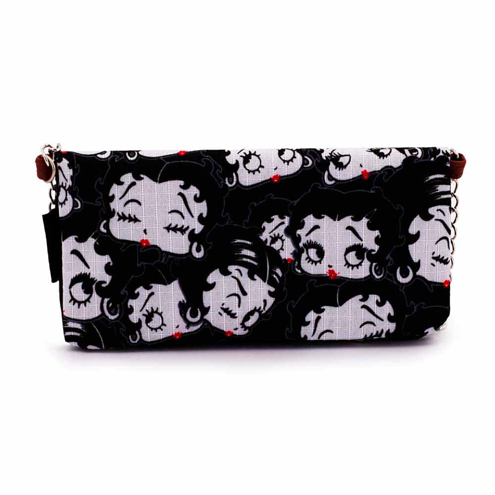 Portefeuille souple avec chaîne Betty Boop « Porte »