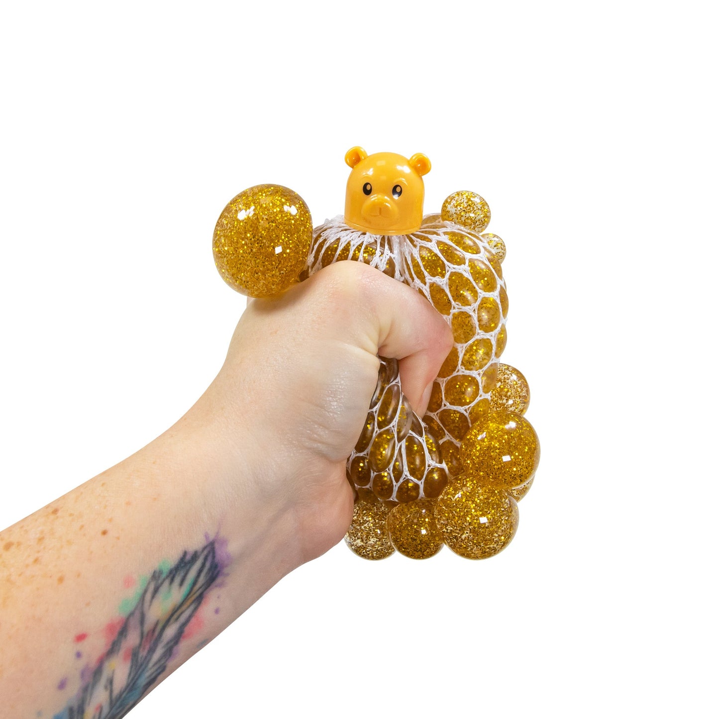 SQUISHY MESH PET - GOLDEN BEAR