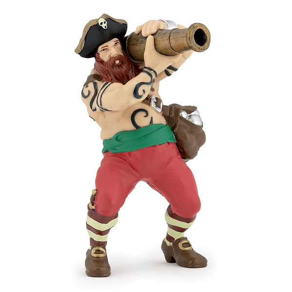 Figurine Pirate au canon Papo - personnage pirate