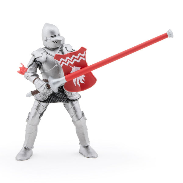 Figurine Chevalier licorne à la lance Papo - personnage médiéval