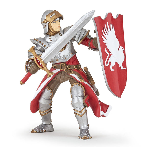 Figurine Chevalier griffon Papo - personnage médiéval