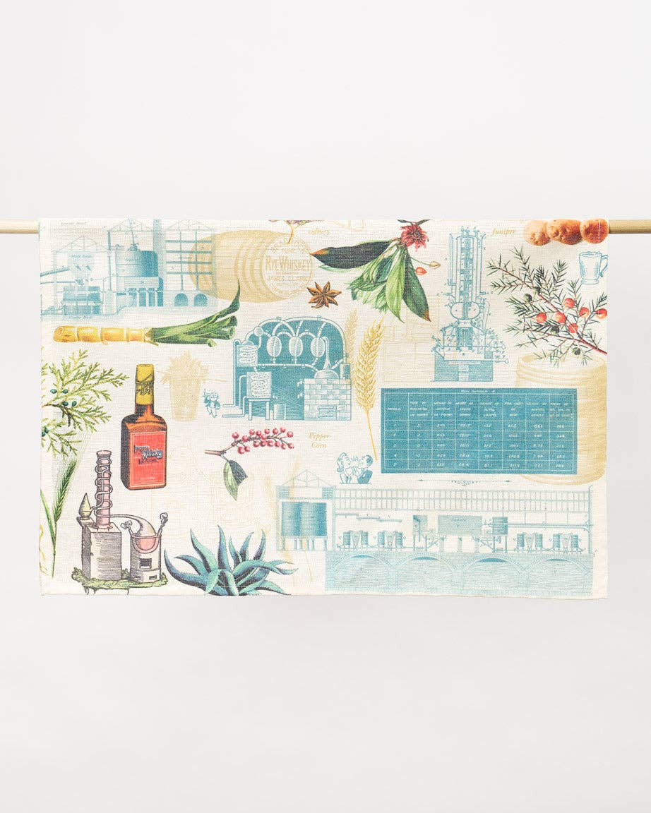 Torchon Esprits et Distillation – produit scientifique Cognitive Surplus EU, vue 3