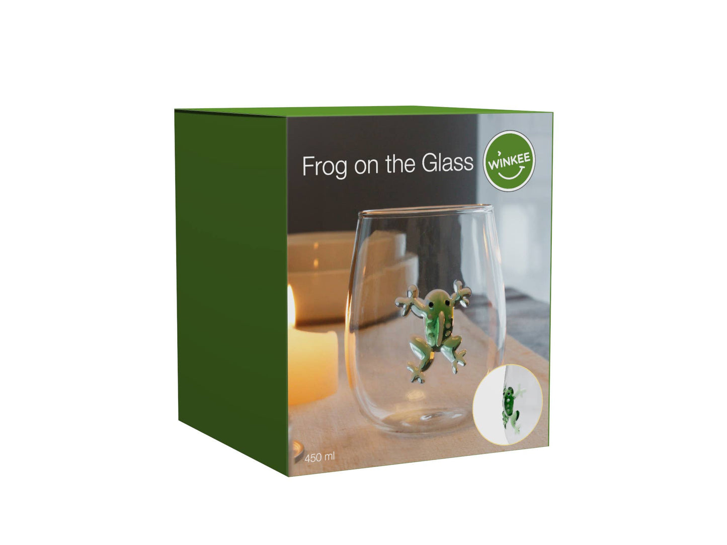 Glass Frog Figurine