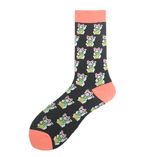 Lucky Cat Socks