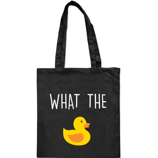 Tote Bag Canard "What The Duck"
