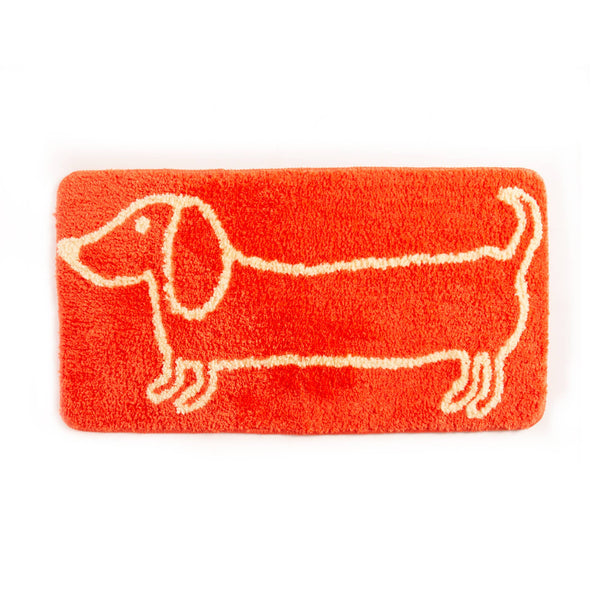 Tapis de Bain Teckel Orange Helio Ferretti
