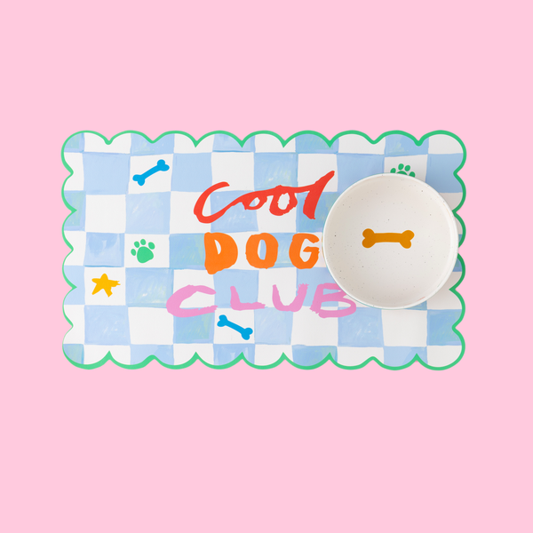 Tappetino per cibo per animali domestici Cool Dog Club