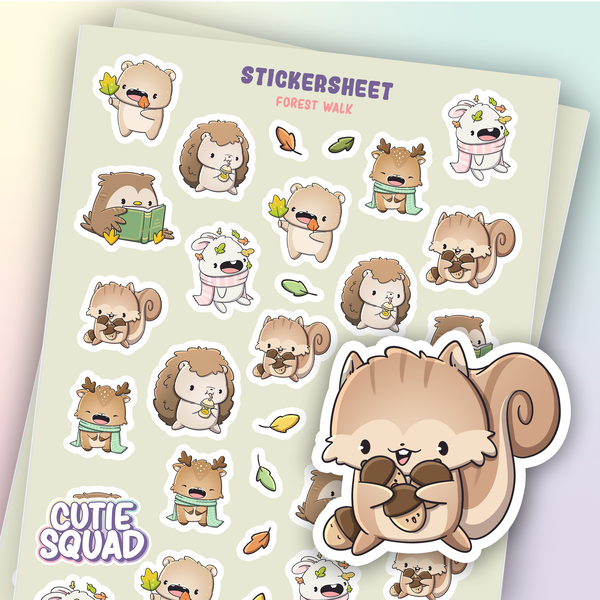Forest Friends Sticker Sheets