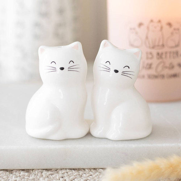 Salière et poivrière Chat Blanc – vue 2