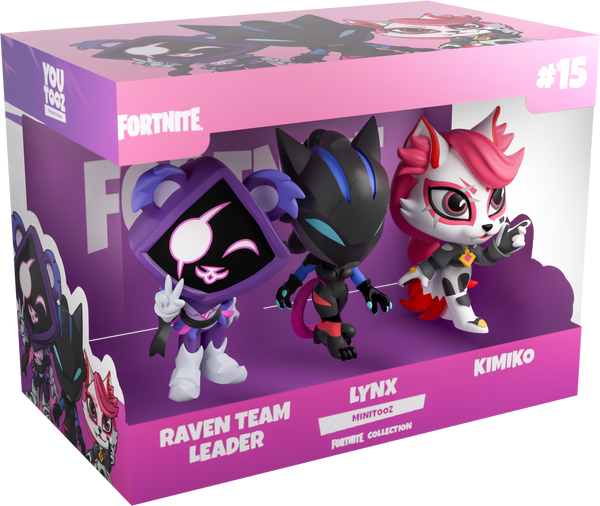 Raven Team Leader, Lynx & Kimiko Minitooz