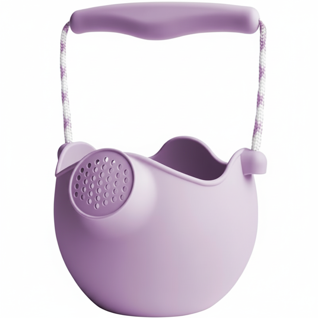 Lilac watering can