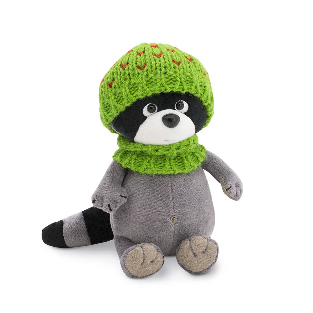 Peluche Denny le Raton laveur : Forêt de printemps - 15 cm - 0+